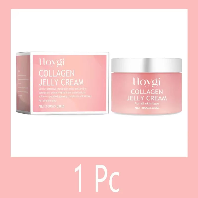 Collagen Jelly Cream Niacinamide Tightening Soothing Moisturizing Anti-Aging Firmness Hydration Skincare 100Ml Face Gel